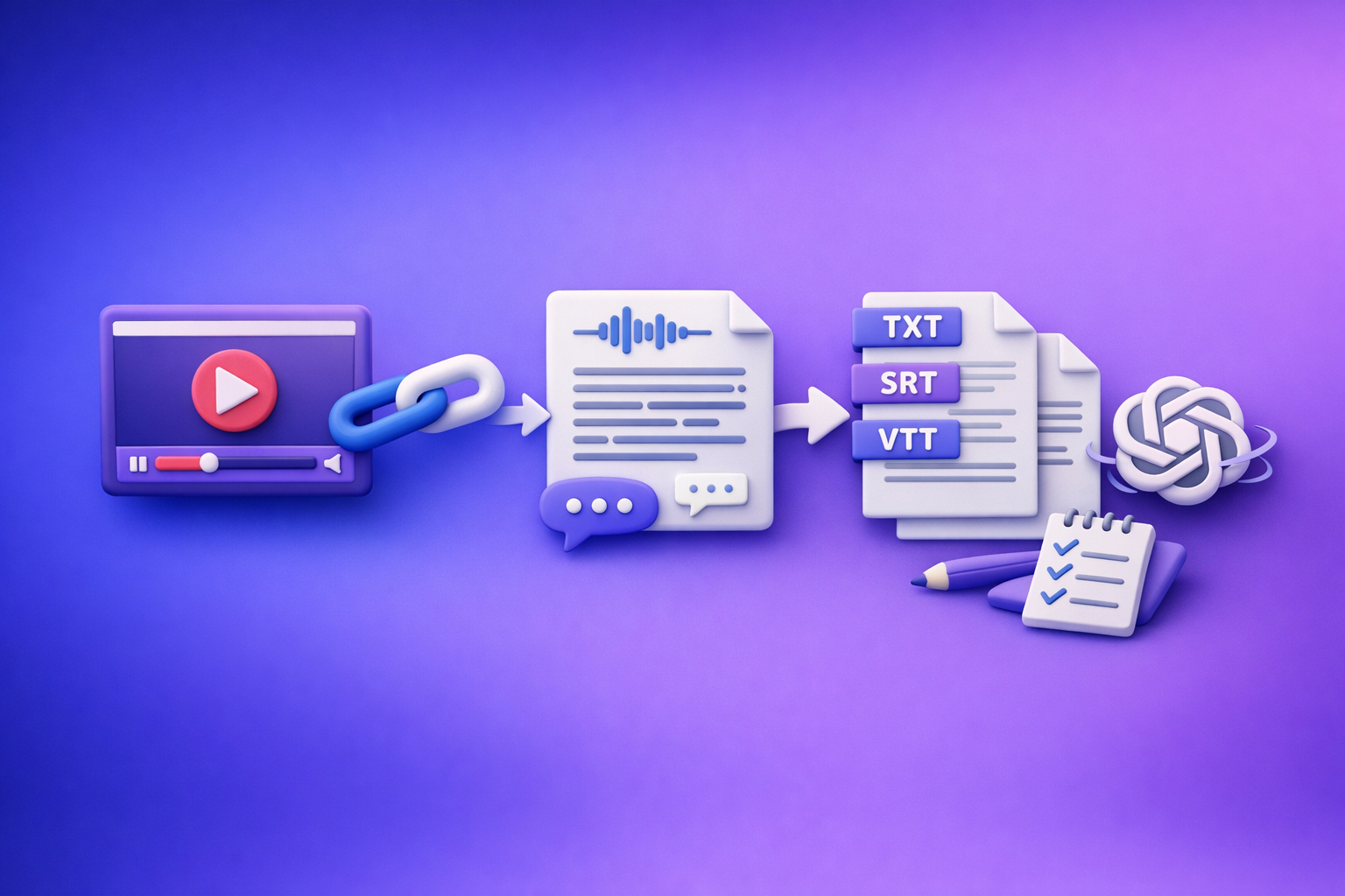 Cover Image for Can ChatGPT Transcribe Videos? What Actually Works in 2026 (Plus a Reliable Link → Transcript Workflow)