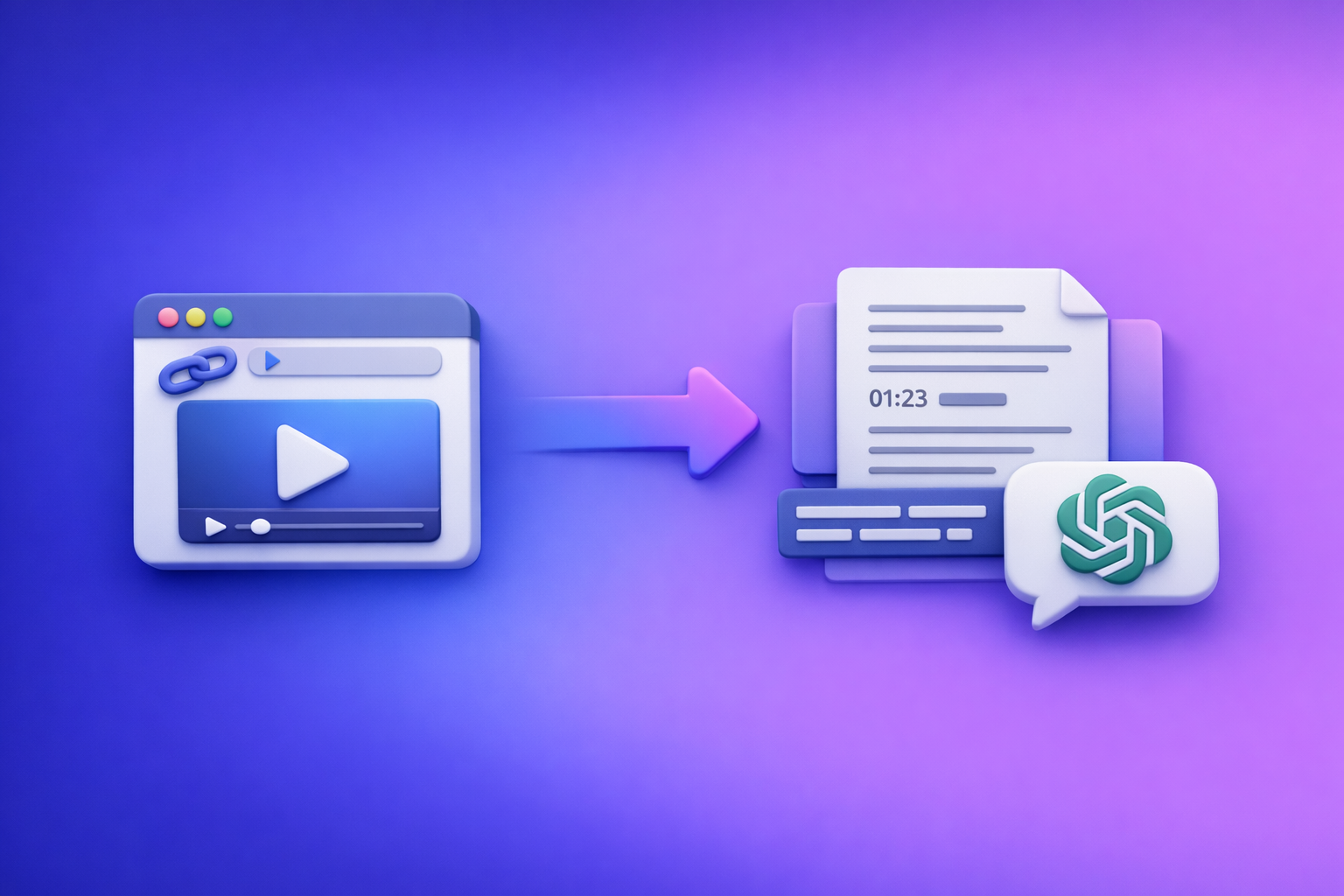 Cover Image for Can ChatGPT Transcribe Videos? What Actually Works in 2026 (Link → Transcript Workflow)