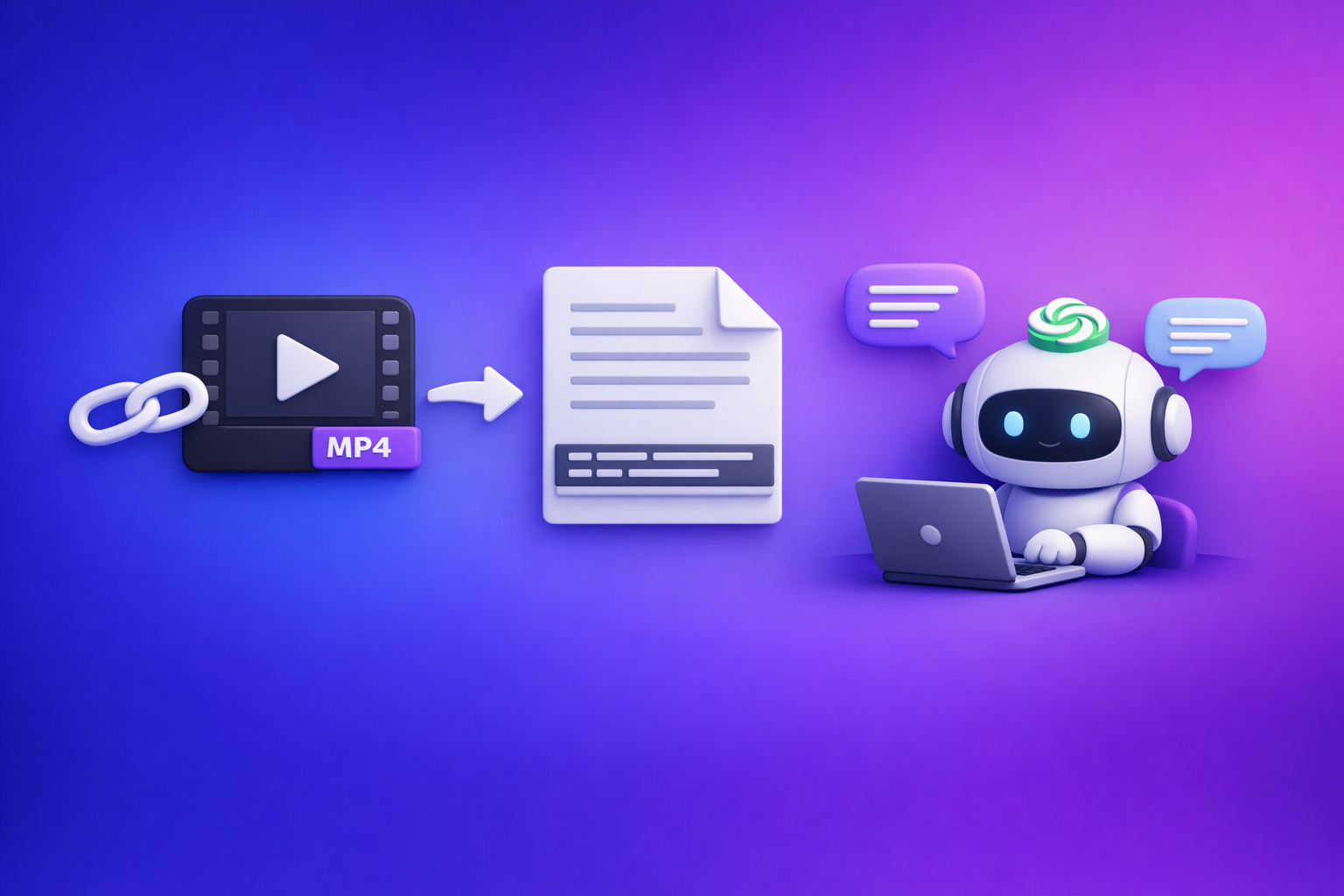 Cover Image for Can ChatGPT Transcribe Video? What Works in 2026 (and the Reliable Link → Transcript Workflow)