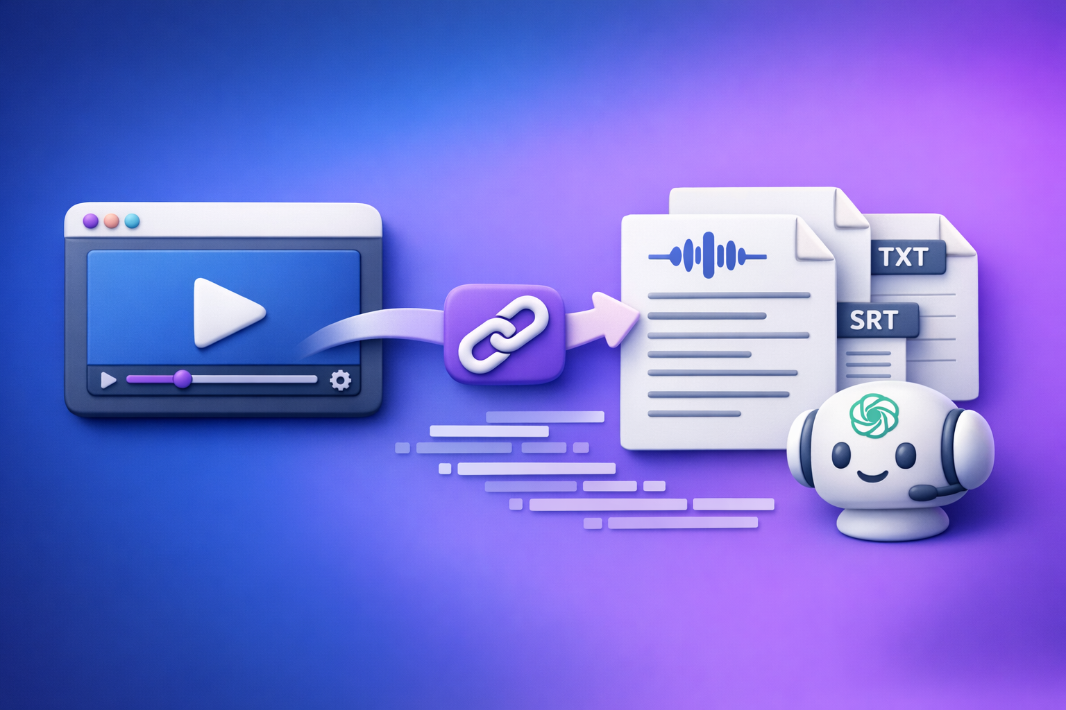 Cover Image for Can ChatGPT Transcribe Videos? What Works in 2026 (and the Reliable Link → Transcript Workflow)