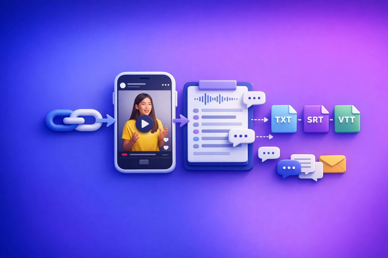 Cover Image for Insta Transcript: How to Get an Instagram Reel Transcript From a Link (TXT/SRT/VTT) + Repurposing Workflow