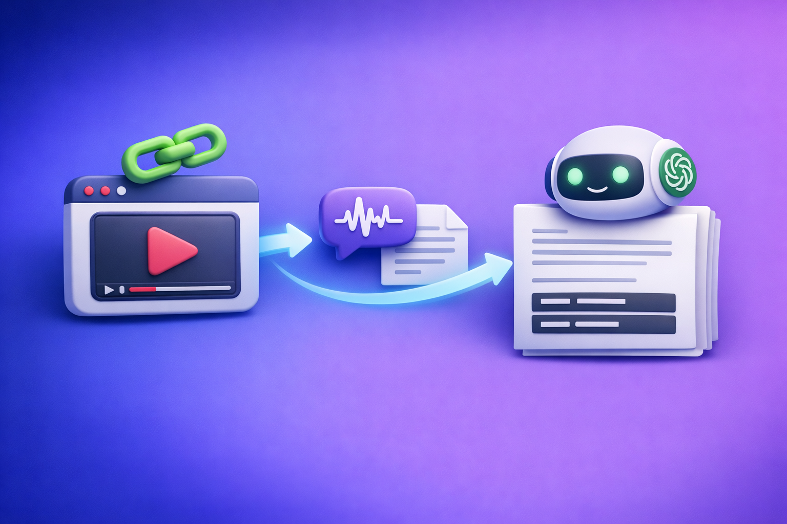 Cover Image for Can ChatGPT Transcribe Video? What Works in 2026 (and the Reliable Link → Transcript Workflow)