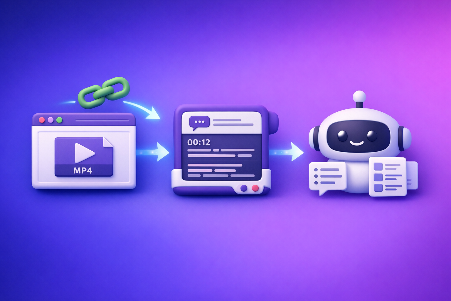 Cover Image for Can ChatGPT Upload Video in 2026? What Works, What Fails, and the Reliable Link → Transcript Workflow