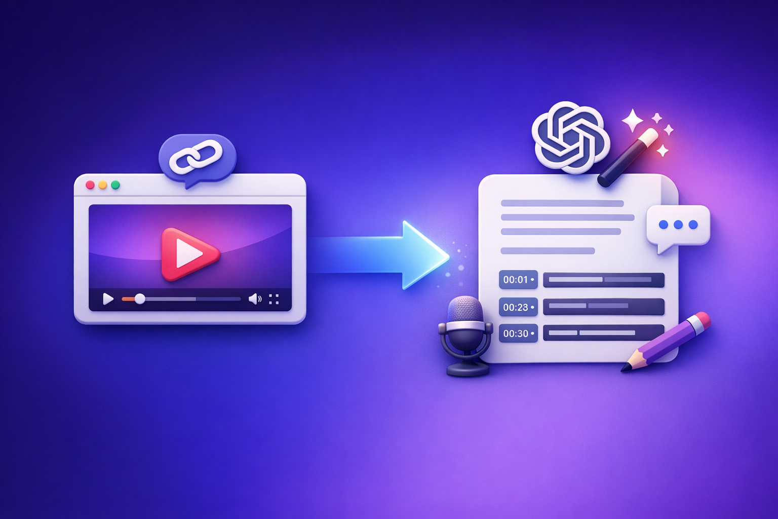 Cover Image for Can ChatGPT Transcribe Videos? What Works in 2026 (and the Reliable Link → Transcript Workflow)