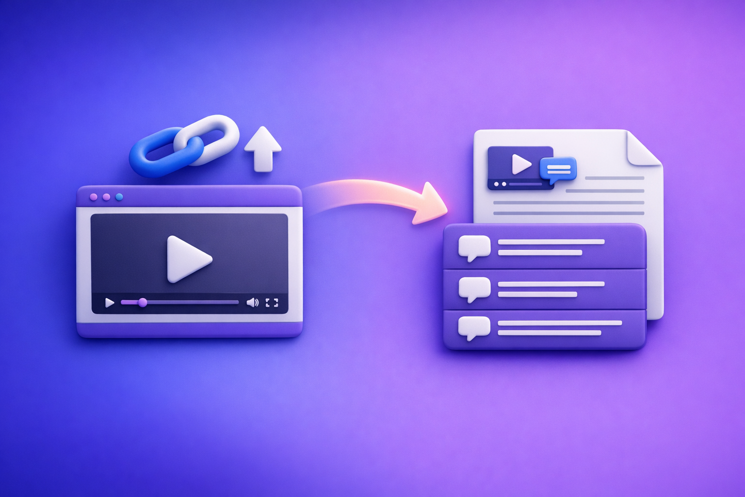Cover Image for ChatGPT “Upload Video” Feature: What Works in 2026 (and the Reliable Link → Transcript Workflow)