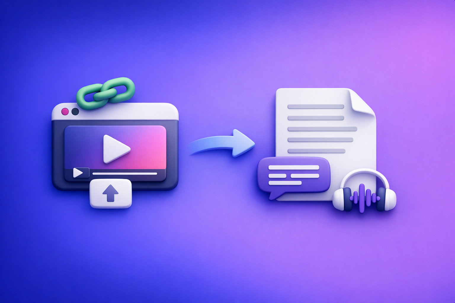 Cover Image for ChatGPT “Upload Video” Feature: What Works, Why Uploads Fail, and the Production-Safe Link → Transcript Workflow (VideoToTextAI)