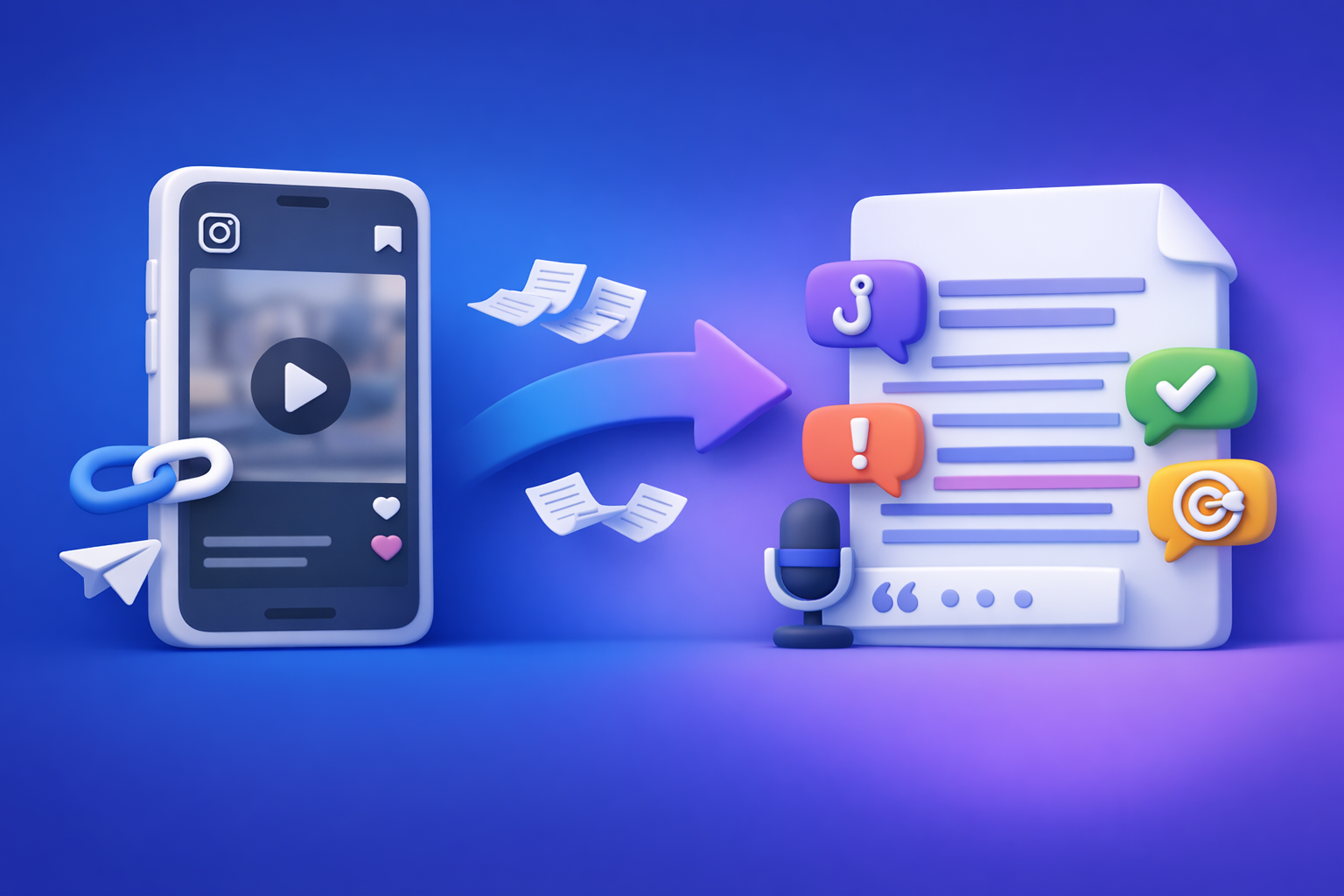 Cover Image for Repurpose Instagram Reels Into Blog Post Ideas: Transcript-First Workflow (Hooks, CTAs, Objections) with VideoToTextAI