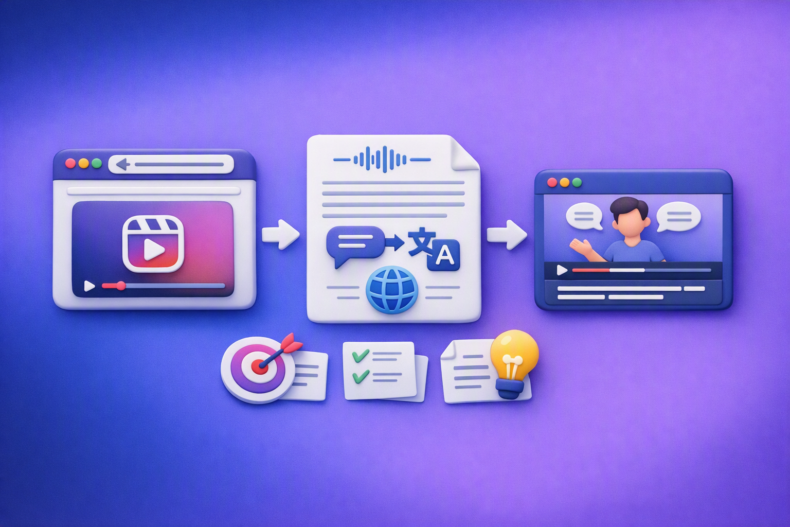 Cover Image for Traducir video de Instagram (Reels) en 2026: workflow transcript-first para traducir, sacar hooks/CTAs y repurpose (con VideoToTextAI)