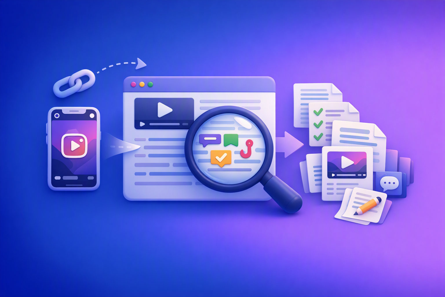 Cover Image for Reel Analyser (Instagram Reels): Transcript‑First Competitor Research, Hook/CTA Extraction, and Repurposing Workflow (VideoToTextAI)